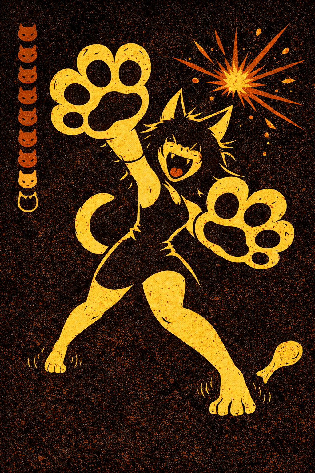 Katt - Cat Girl Blue Mage with Nine Lives